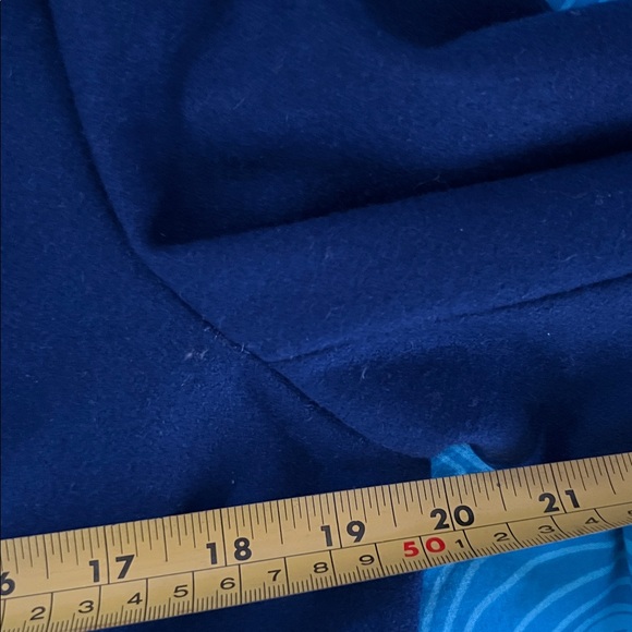 Blue Wool Peacoat, lighter weight, Large Junior Girls - Picture 12 of 12